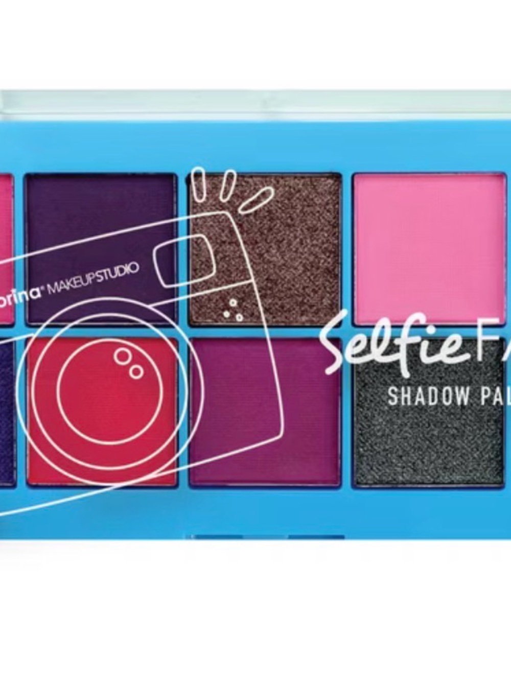 Selfie Fan Eyeshadow Palette - Pink & Purple Shades